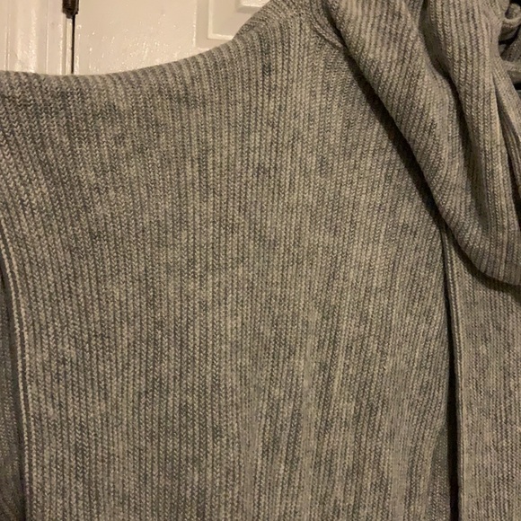 Knit Cowl Pullover Sweater w/ Fringe AS IS - Picture 5 of 9